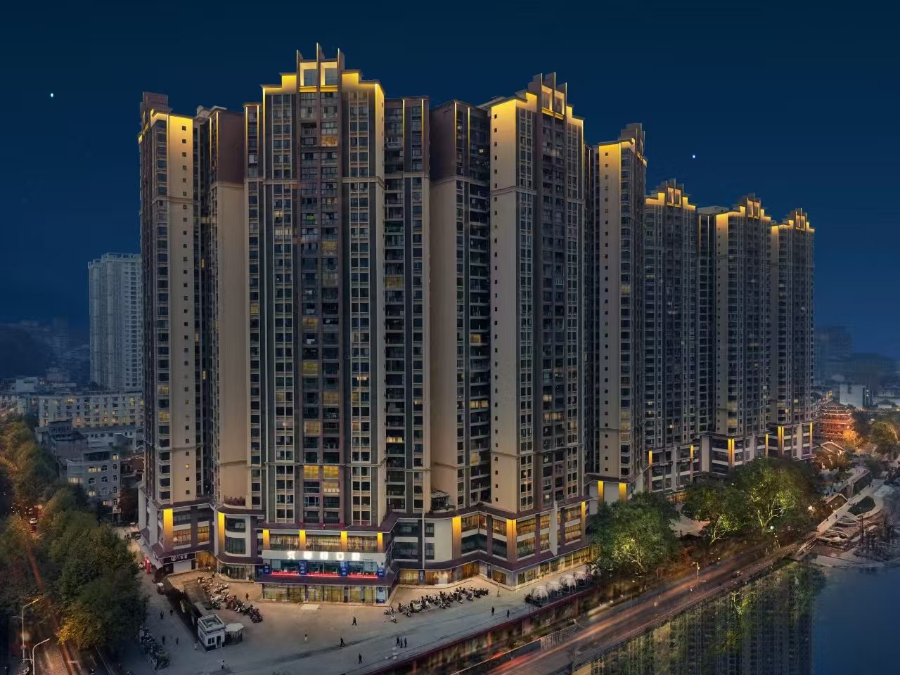 湖北宣恩 · 丹峰贡水龙城 建筑外立面亮化 2024-2025